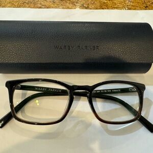 Warby Parker glasses frames, Dark tortoise color